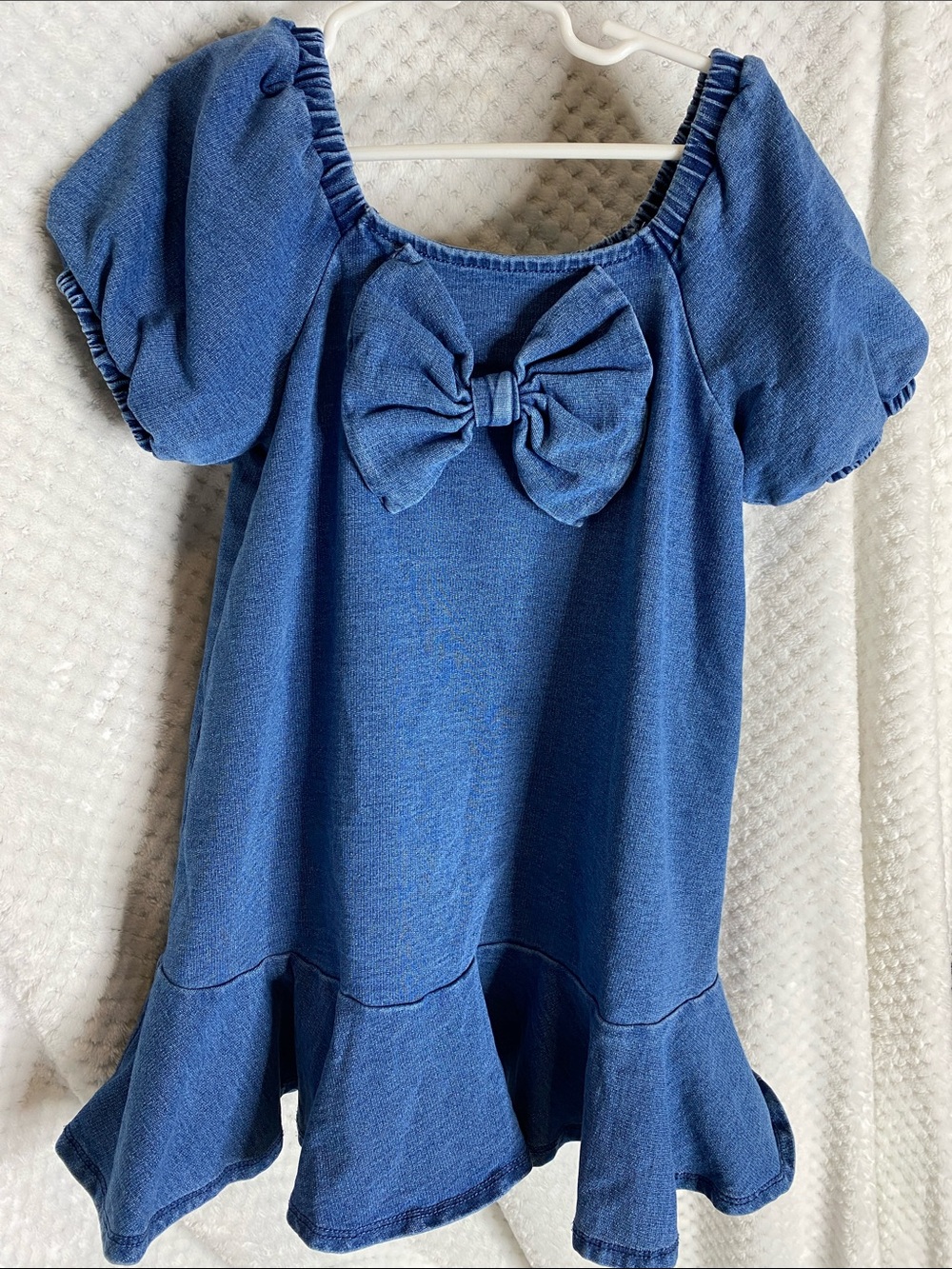 Habitual Kids Denim Look Knit Dress